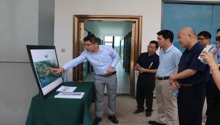 省旅游发展促进中心领导到龙门县调研投融资项目